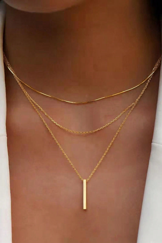 Bar Pendant Necklace